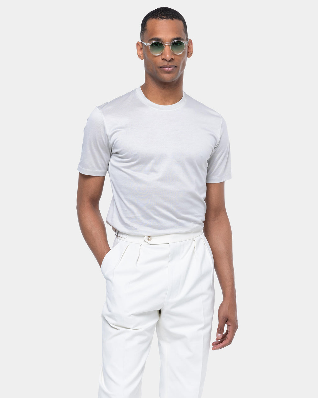 5 T-Shirt Uomo Tinta Unita 100% Cotone - Manica Corta, Girocollo - Alta Qualità - Foto 5