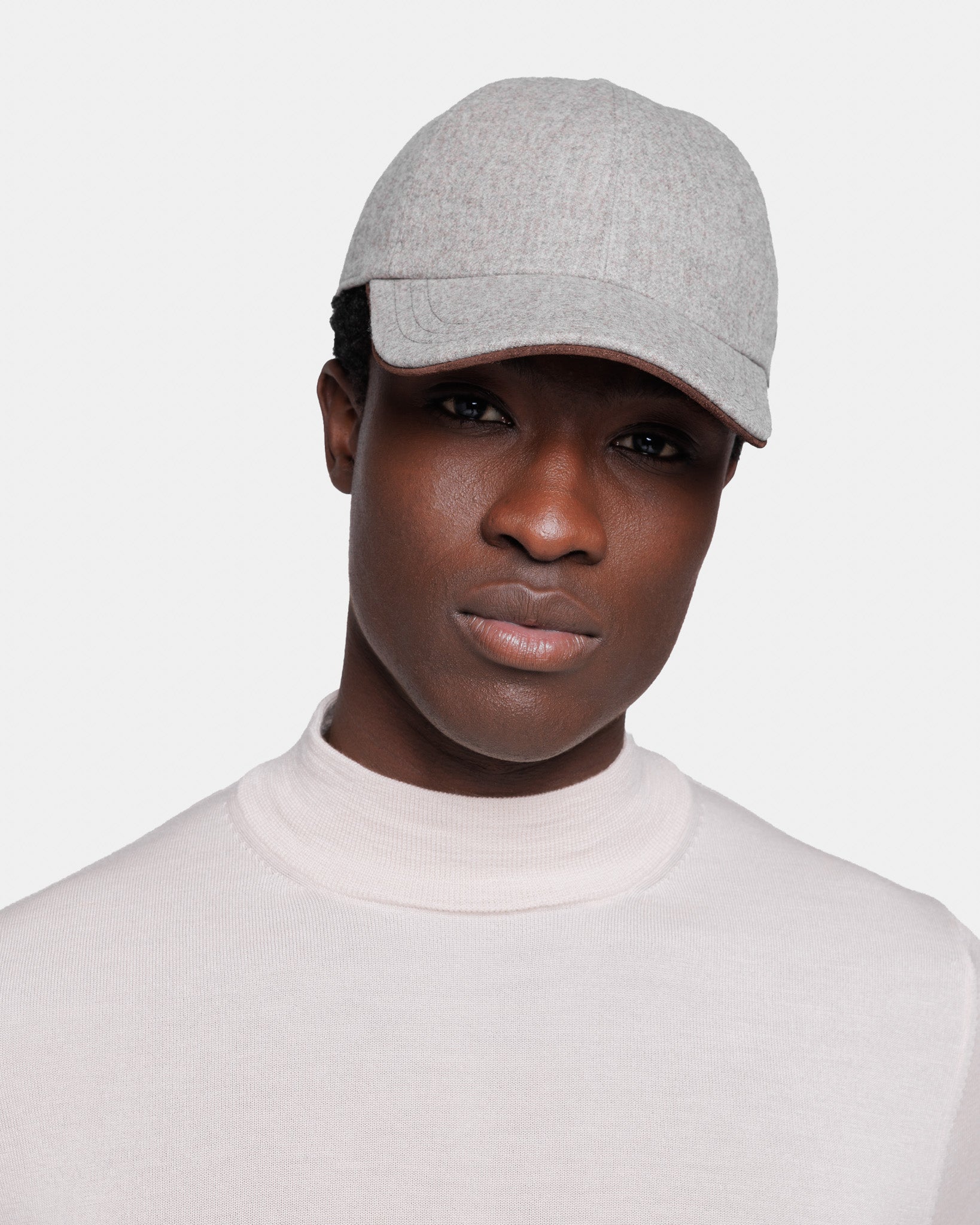 Cappellino da Baseball tinta unita Sabbia Melange Lana Idrorepellente | Filatori