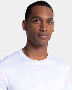 T-shirt Uomo, Manica Corta, Bianca, Qualità Premium - Foto 4